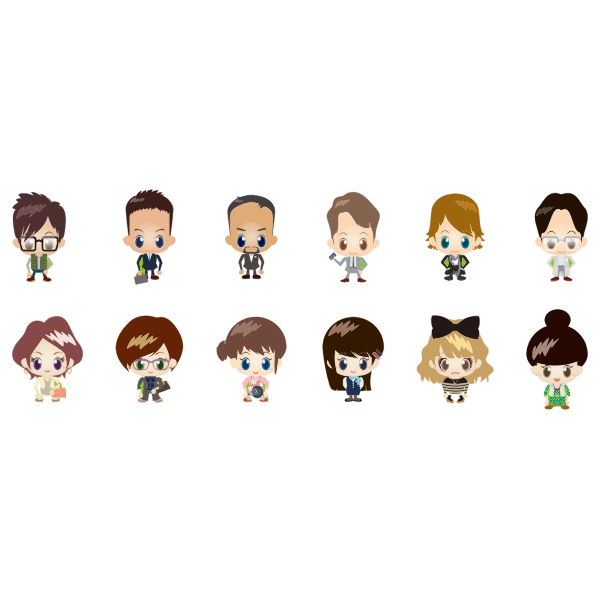 Free: SVG People avatars - nohat.cc