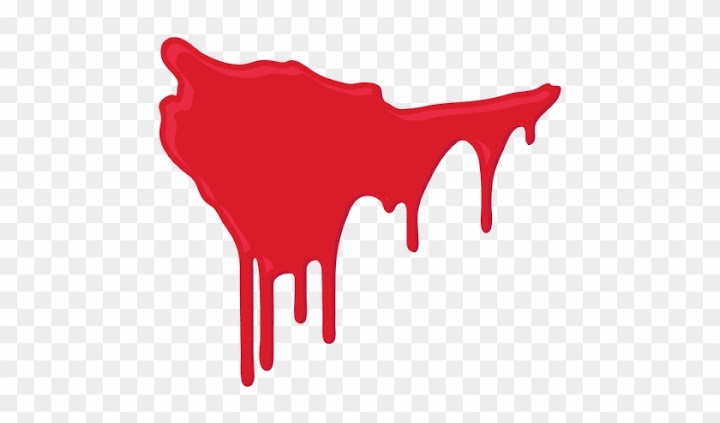 Free: Blood Splatter Dripping By Vexel - Blood Drip Vector Png - nohat.cc