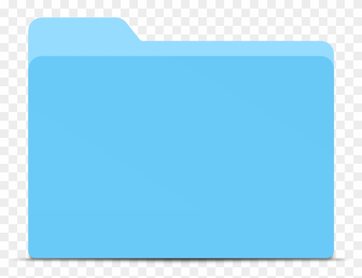 Free: Blue Folder Without Solid Lines - Mac Folder Icon Png - nohat.cc